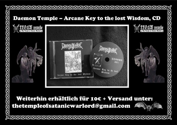 Daemon Temple - Arcane Key to the lost Wisdom CD